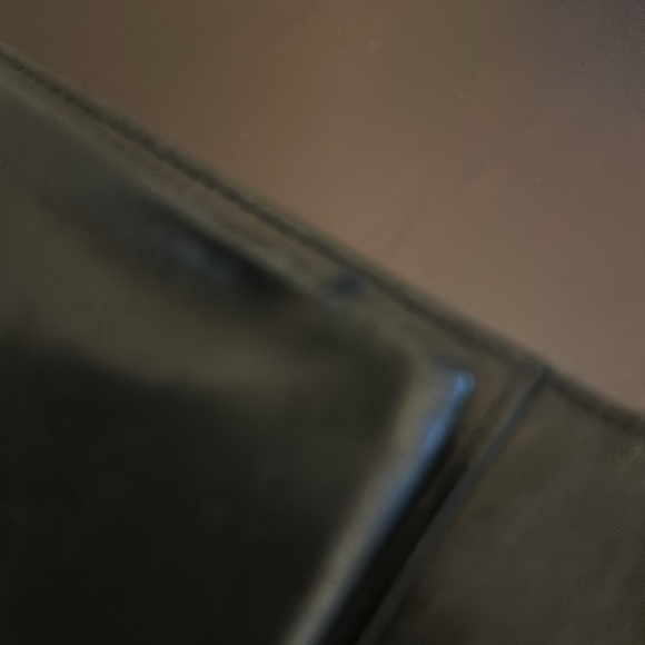 Chanel black leather double c snap wallet. Authentic!Good condition! - Picture 7 of 7